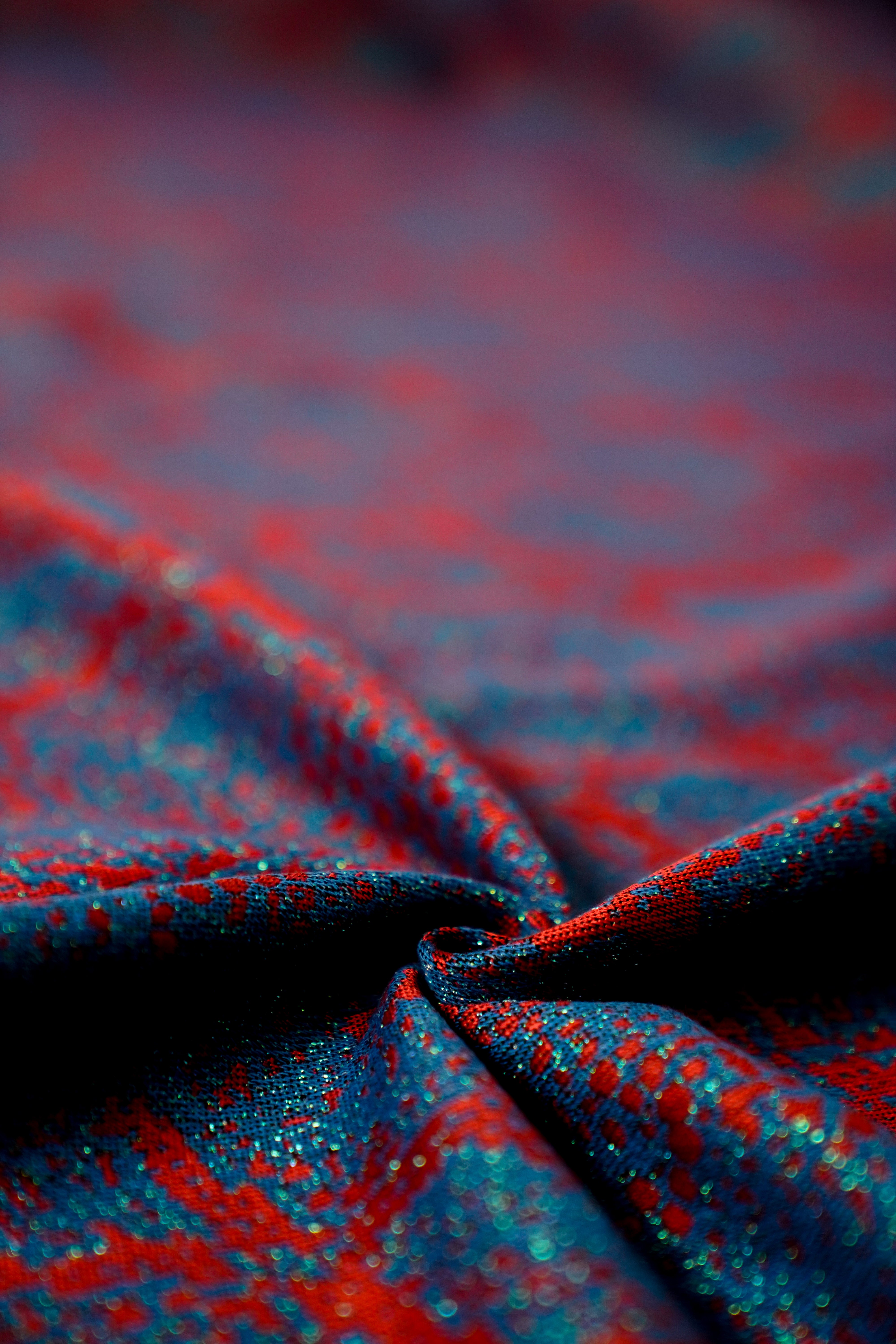 baby wrap Snake red blue