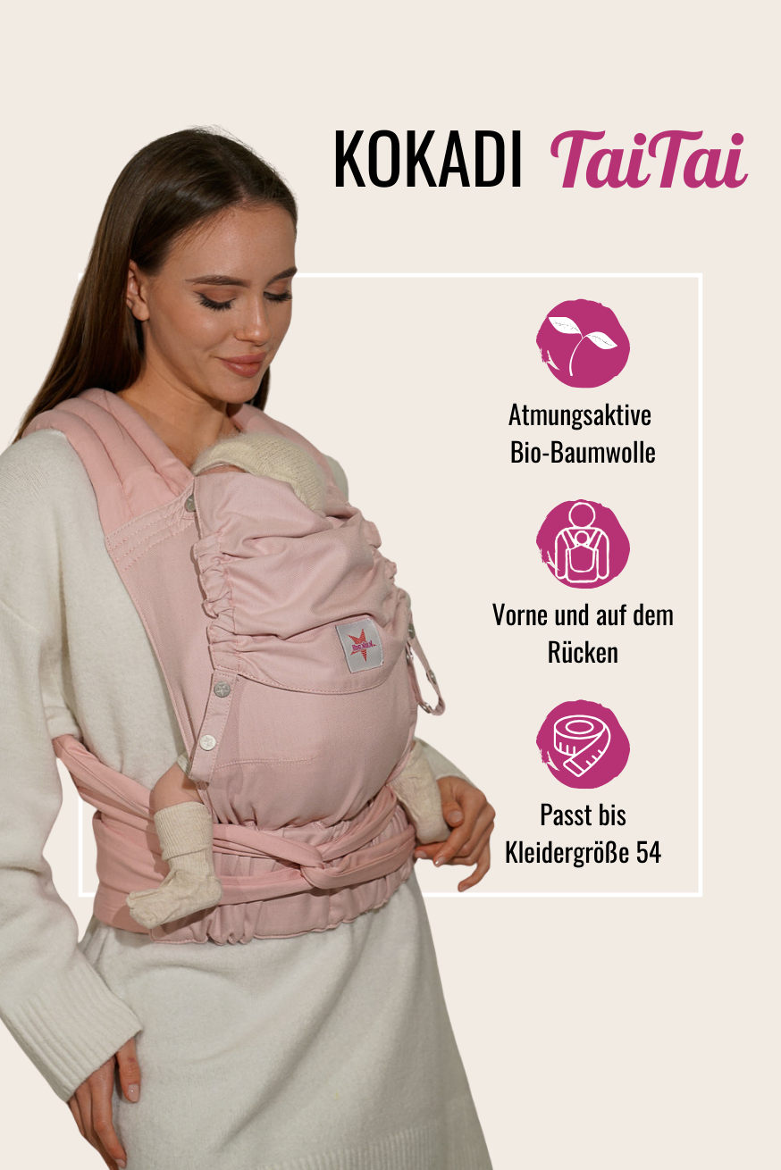 baby carrier TaiTai Heart2Heart Rosé