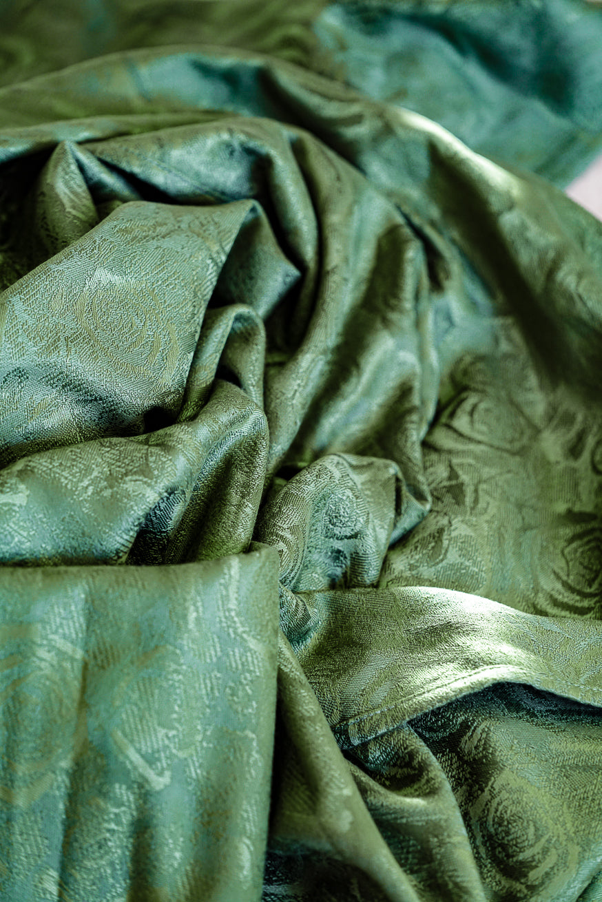 Baby Carrier Onbu Green rose