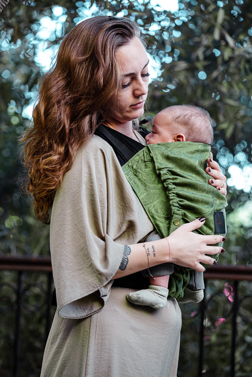 Baby Carrier Flip Green rose