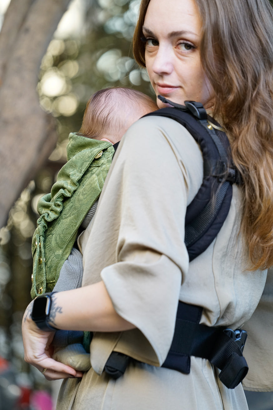 Baby Carrier Flip Green rose