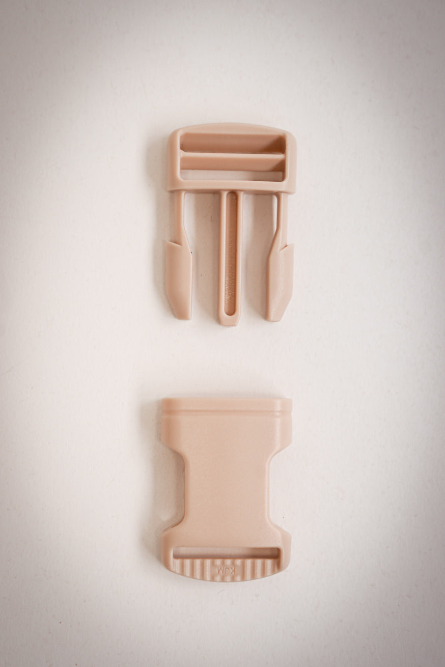 buckle 25mm Cream