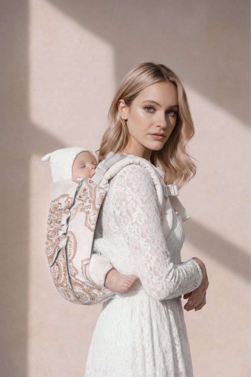 Baby Carrier Onbu Mandala Café au lait
