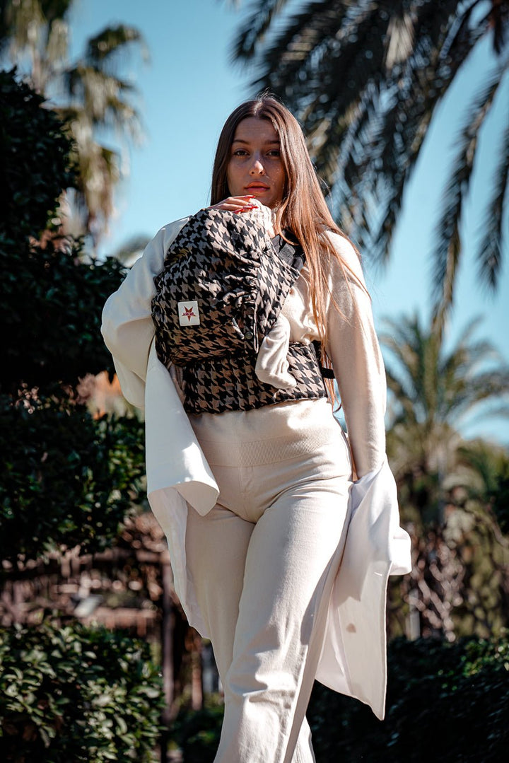 Baby Carrier Flip Houndstooth Maxim - KOKADI