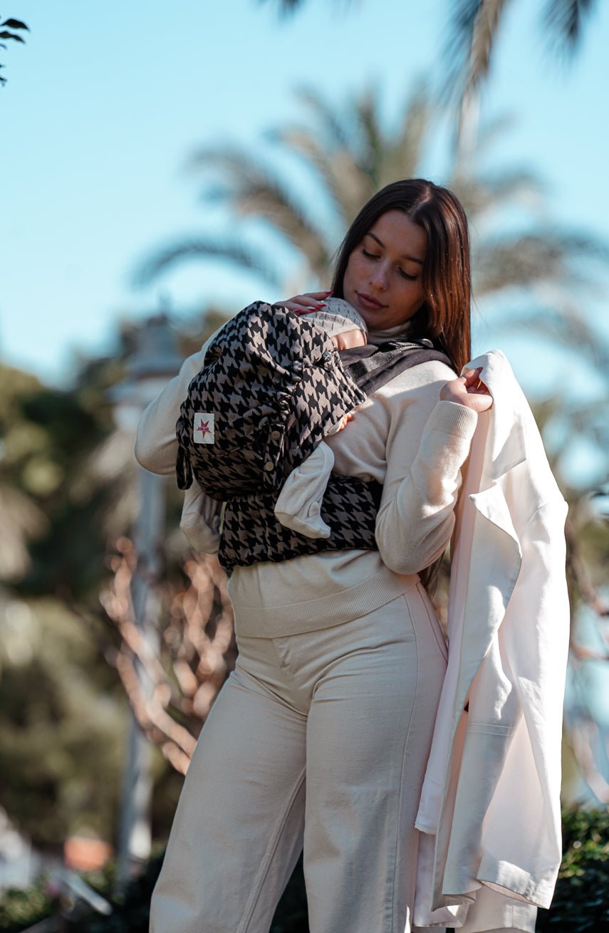 Baby Carrier Flip Houndstooth Maxim - KOKADI