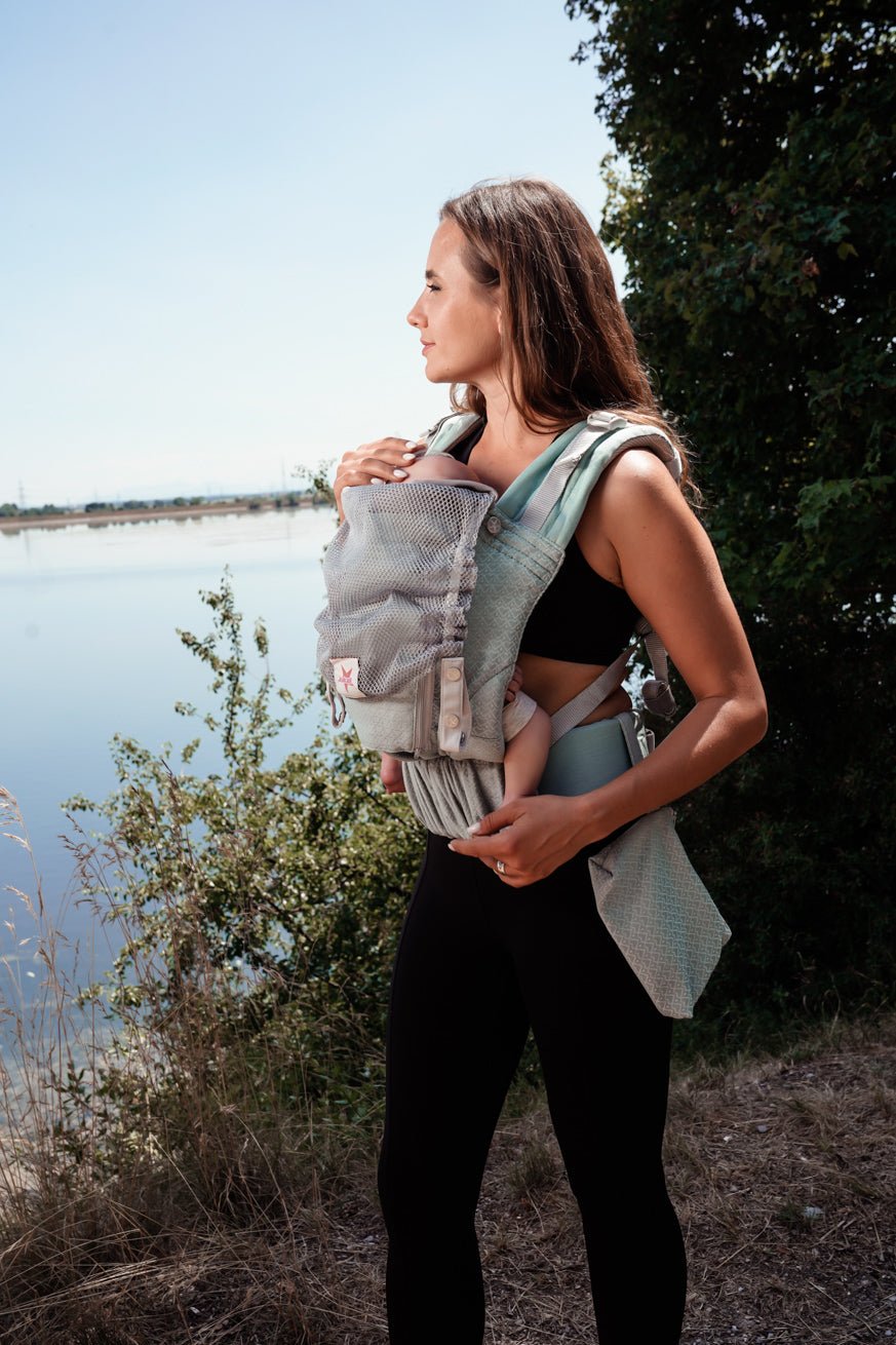 Babytrage Flip Performance Air Heart2Heart Mint - KOKADI