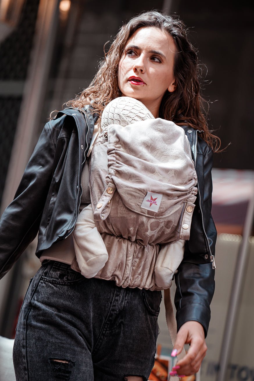 Baby Carrier Flip Silky Skulls - KOKADI