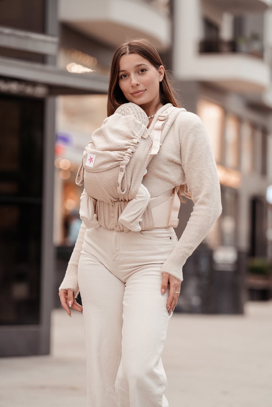 Baby Carrier Flip X Heart2Heart Cream - KOKADI