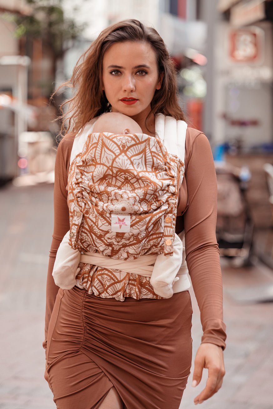 Baby Carrier Onbu Lilenia Latte Macchiato - KOKADI