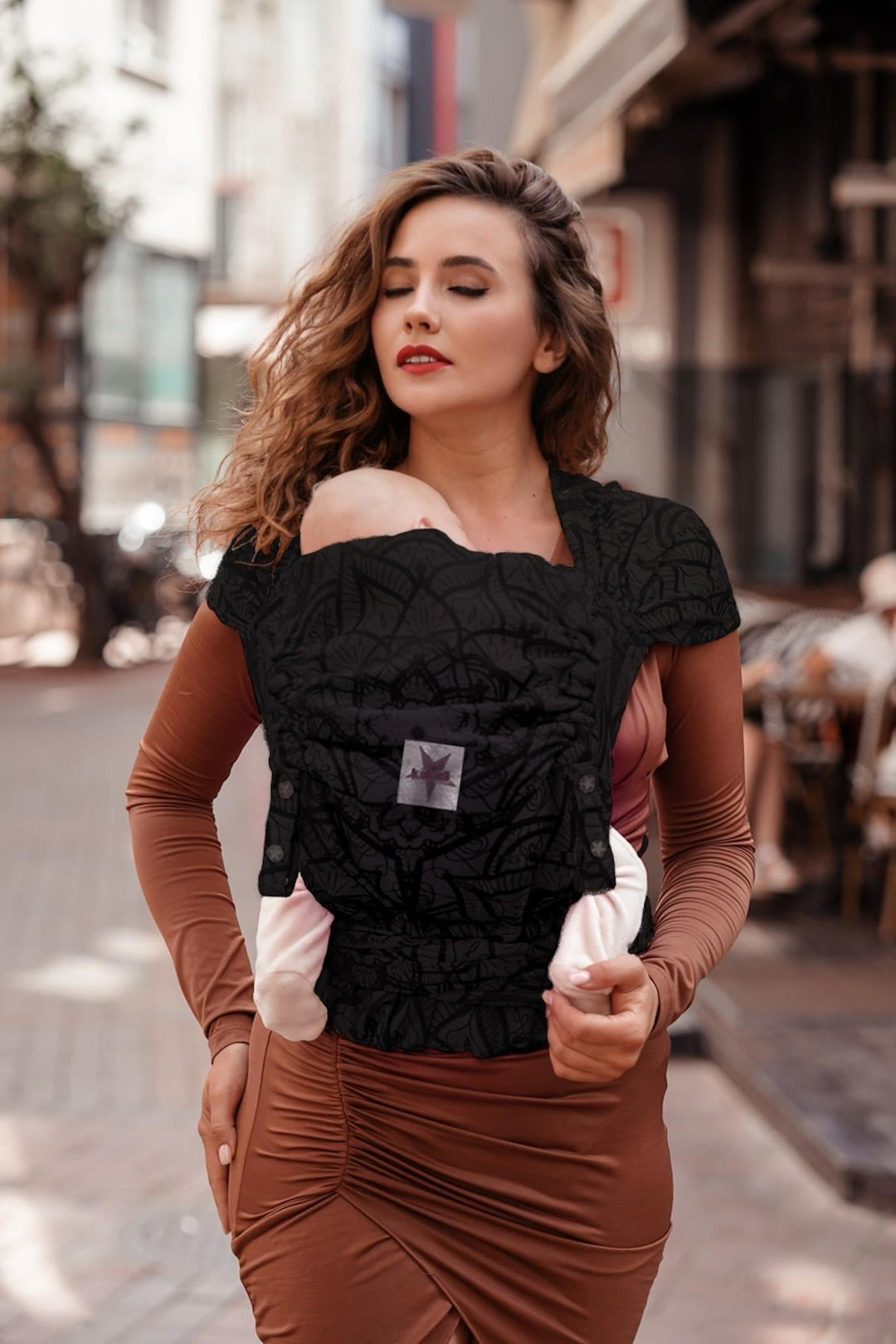 Baby Carrier WrapStar Lilenia Black Beauty - KOKADI
