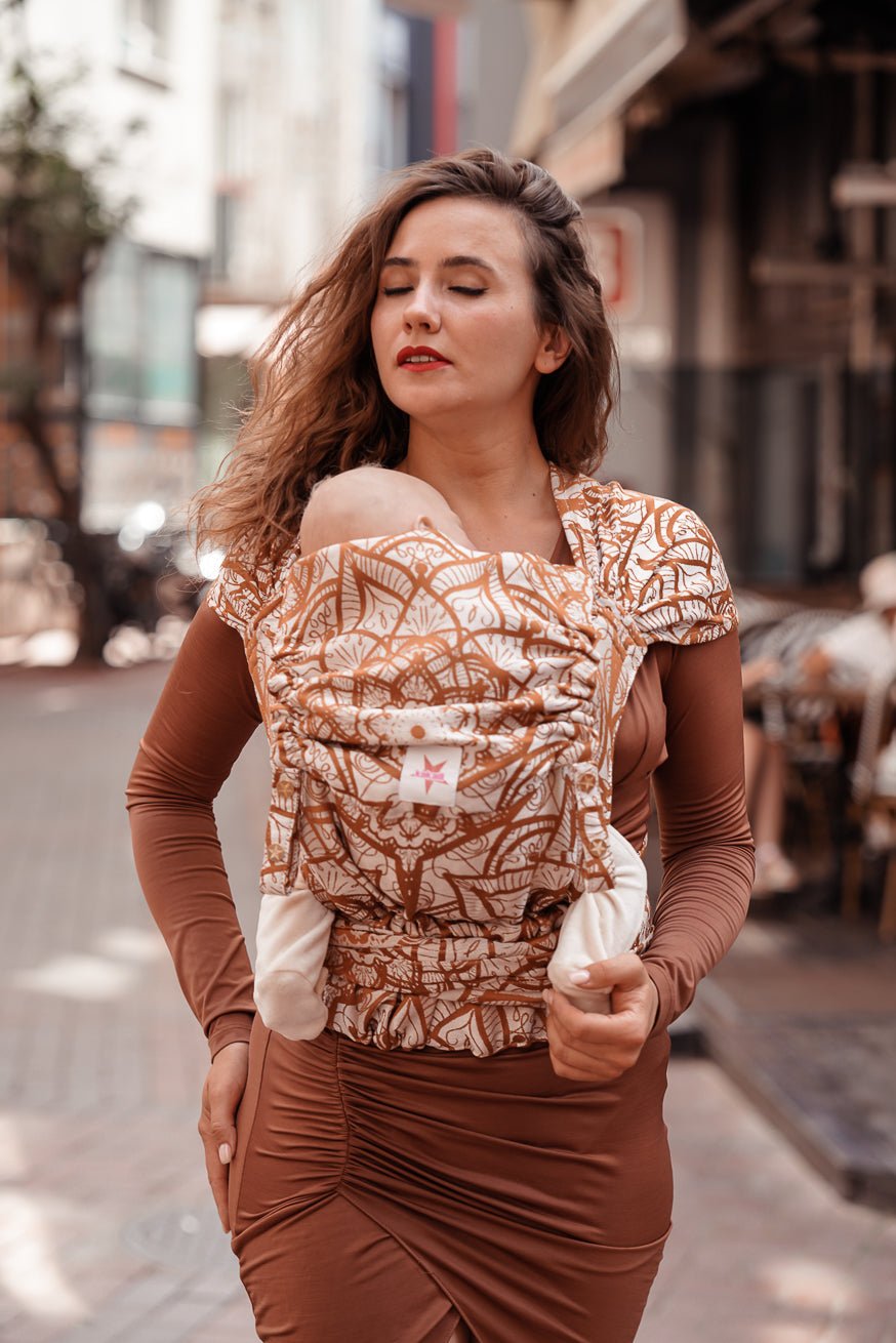 Baby Carrier WrapStar Lilenia Latte Macchiato - KOKADI