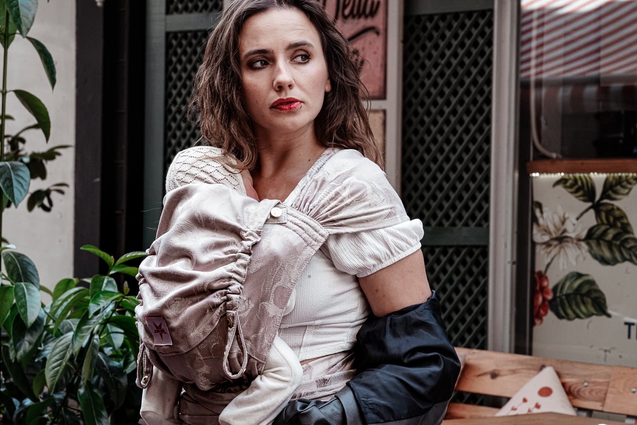 Baby Carrier WrapStar Silky Skulls - KOKADI