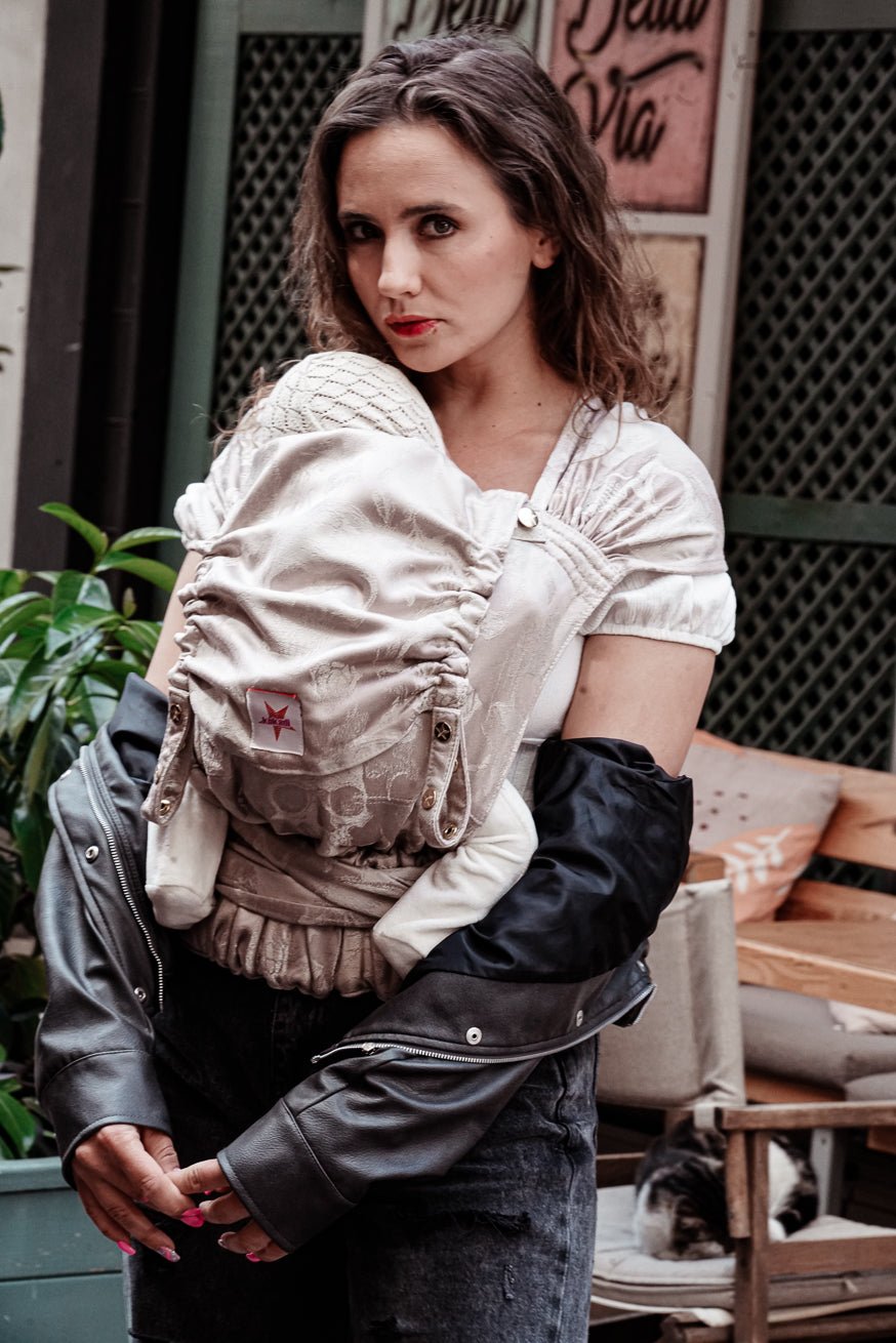 Baby Carrier WrapStar Silky Skulls - KOKADI