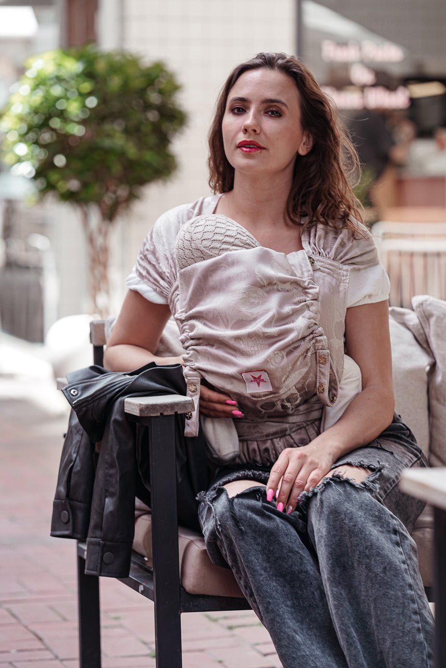 Baby Carrier WrapStar Silky Skulls - KOKADI