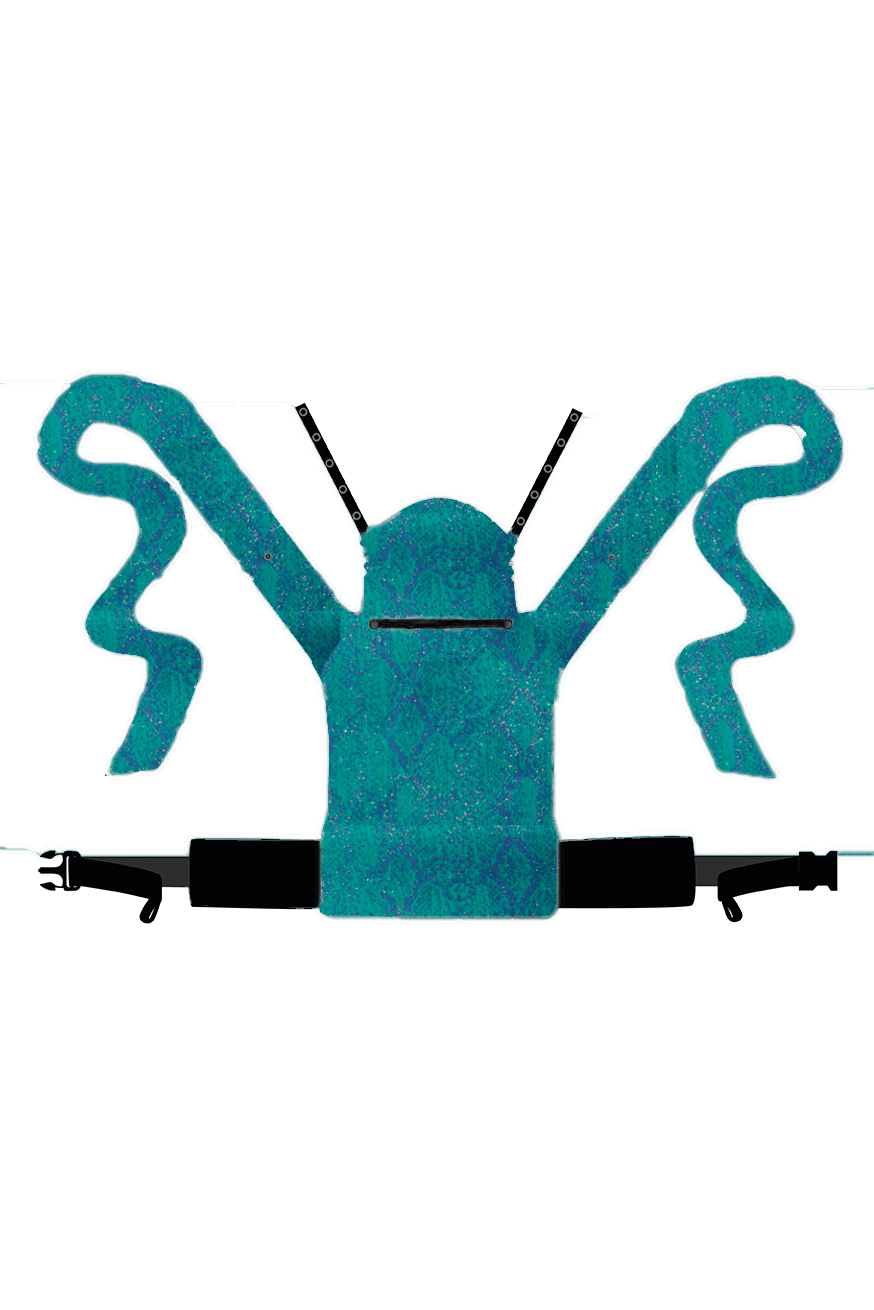 Baby Carrier WrapStar Snake Azzurra - KOKADI