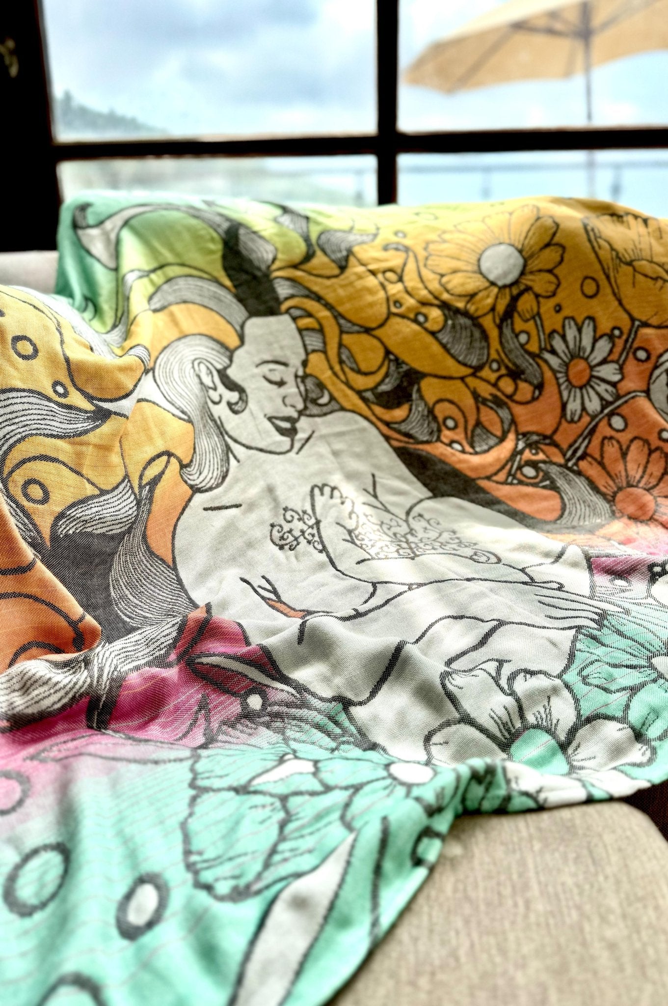 Kuscheltuch Rainbow Medusa - KOKADI