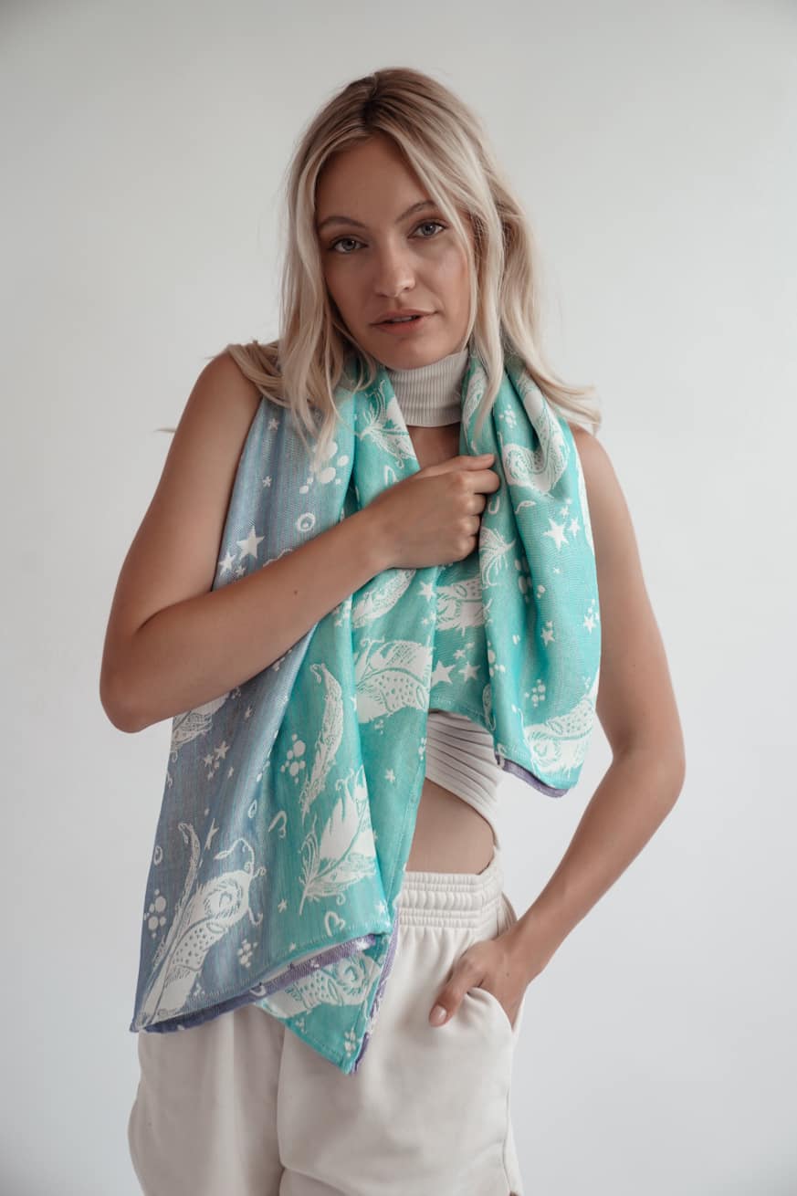 Cuddling cloth/scarf springs Milla