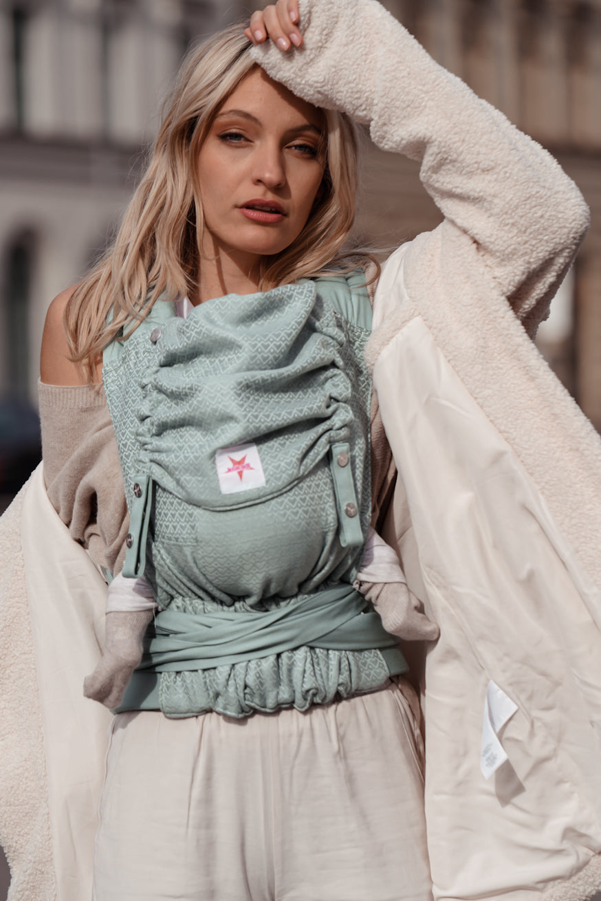 baby carrier TaiTai Heart2Heart mint