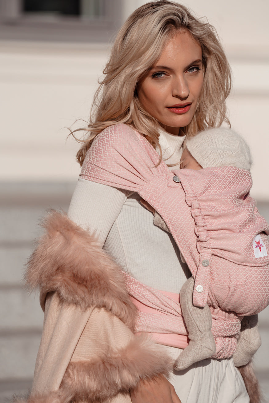 baby carrier WrapStar Heart2Heart Rosé