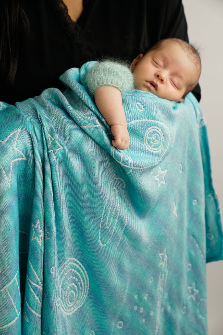 Baby blanket Deep Space Milky Way - KOKADI