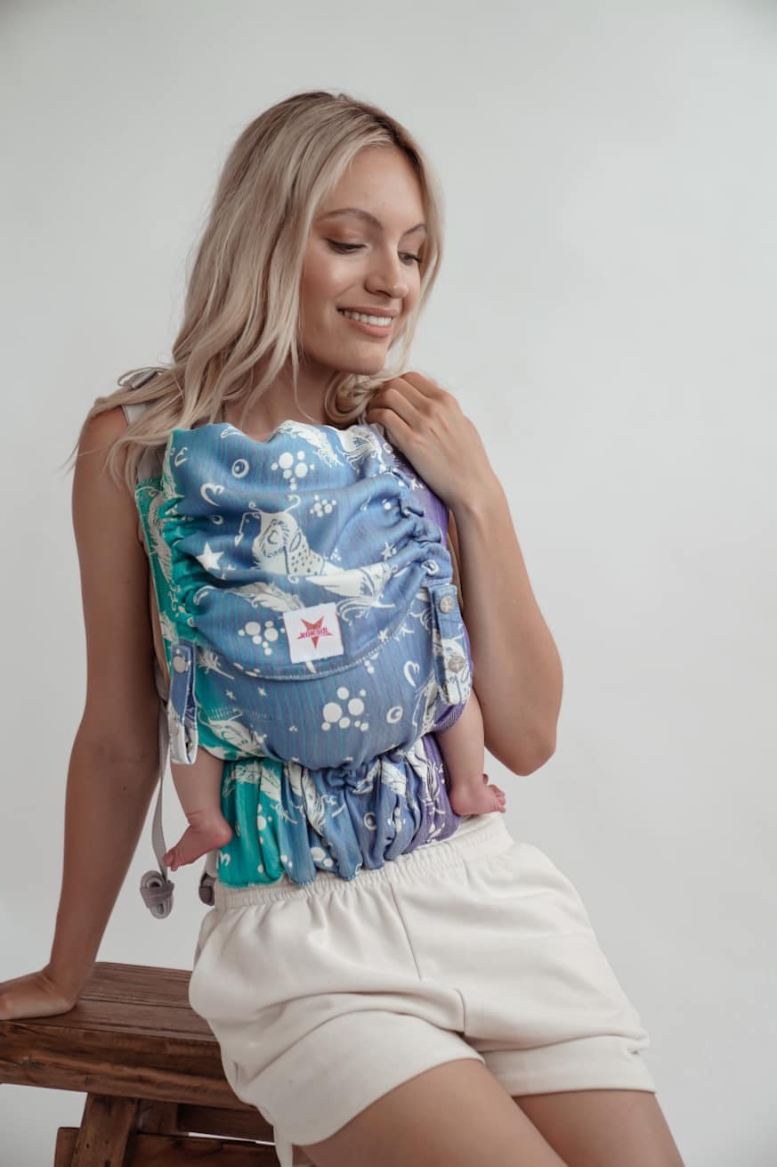 Baby Carrier Flip Feathers Milla - KOKADI