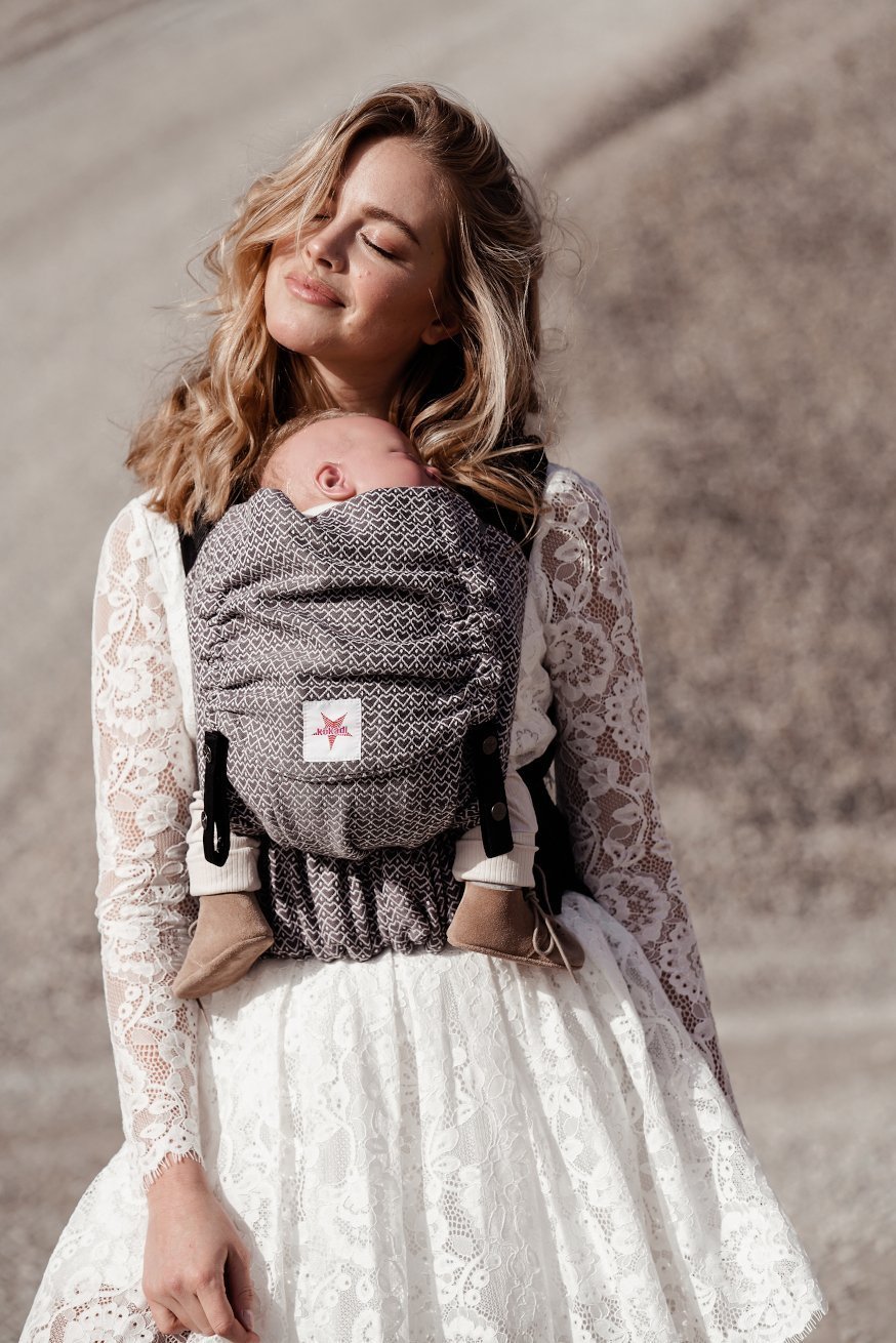 Baby Carrier Flip Heart2Heart Stone - KOKADI