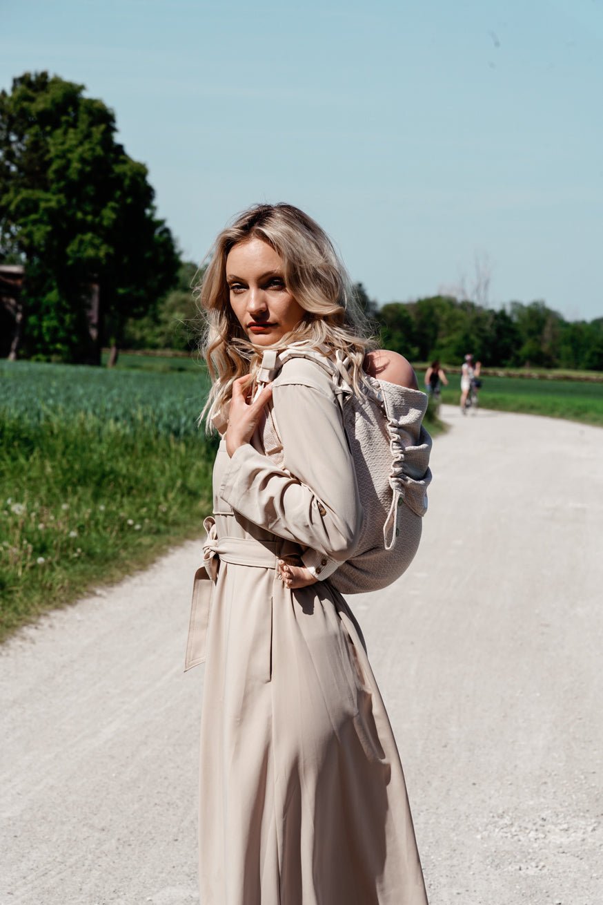 Baby Carrier Onbu Heart2Heart Cream - KOKADI