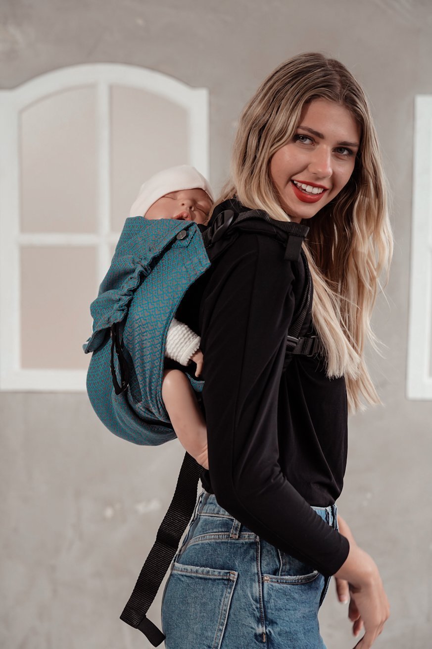 Baby Carrier Onbu Heart2Heart Lagoon - KOKADI