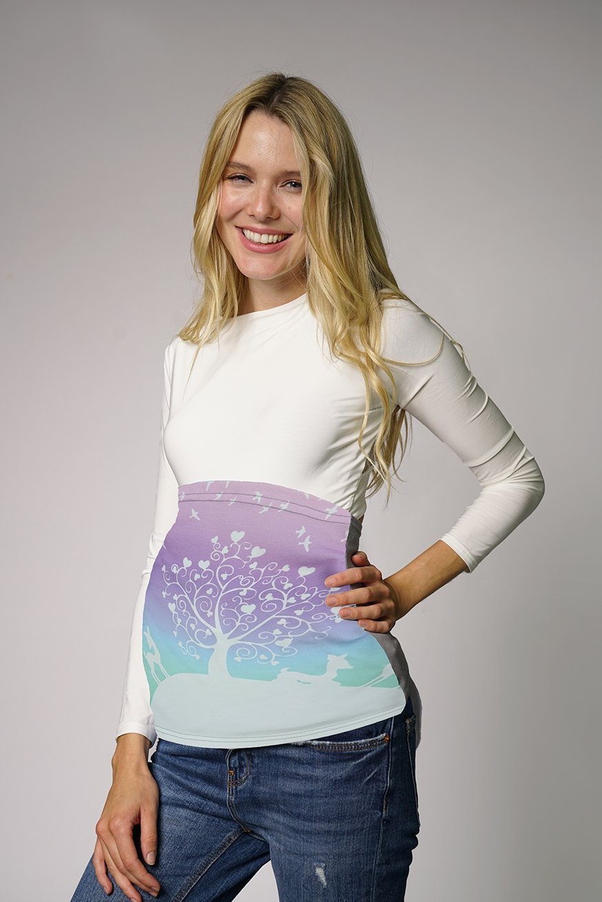 Belly band Marie in Wonderland stone - KOKADI