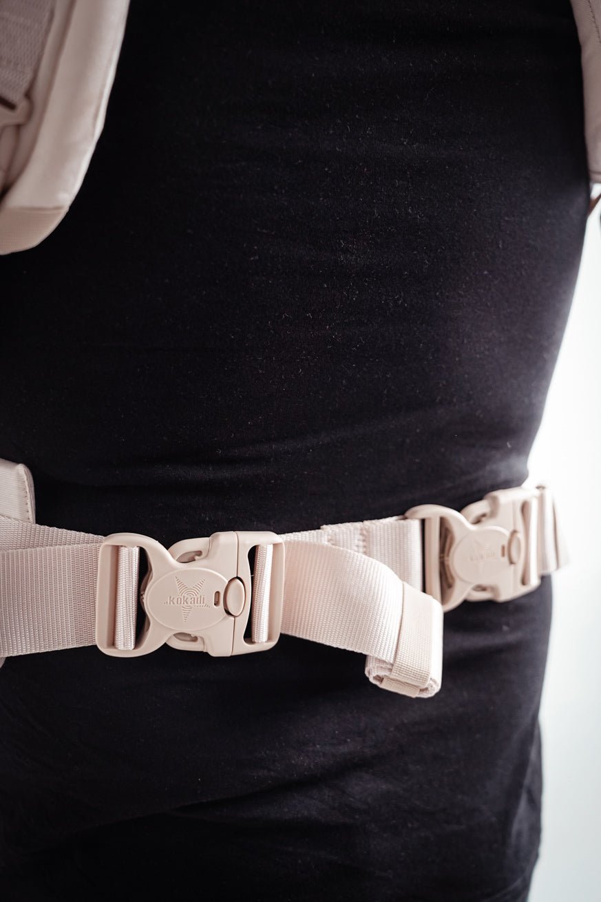 Hip belt extension star fastener cream - KOKADI