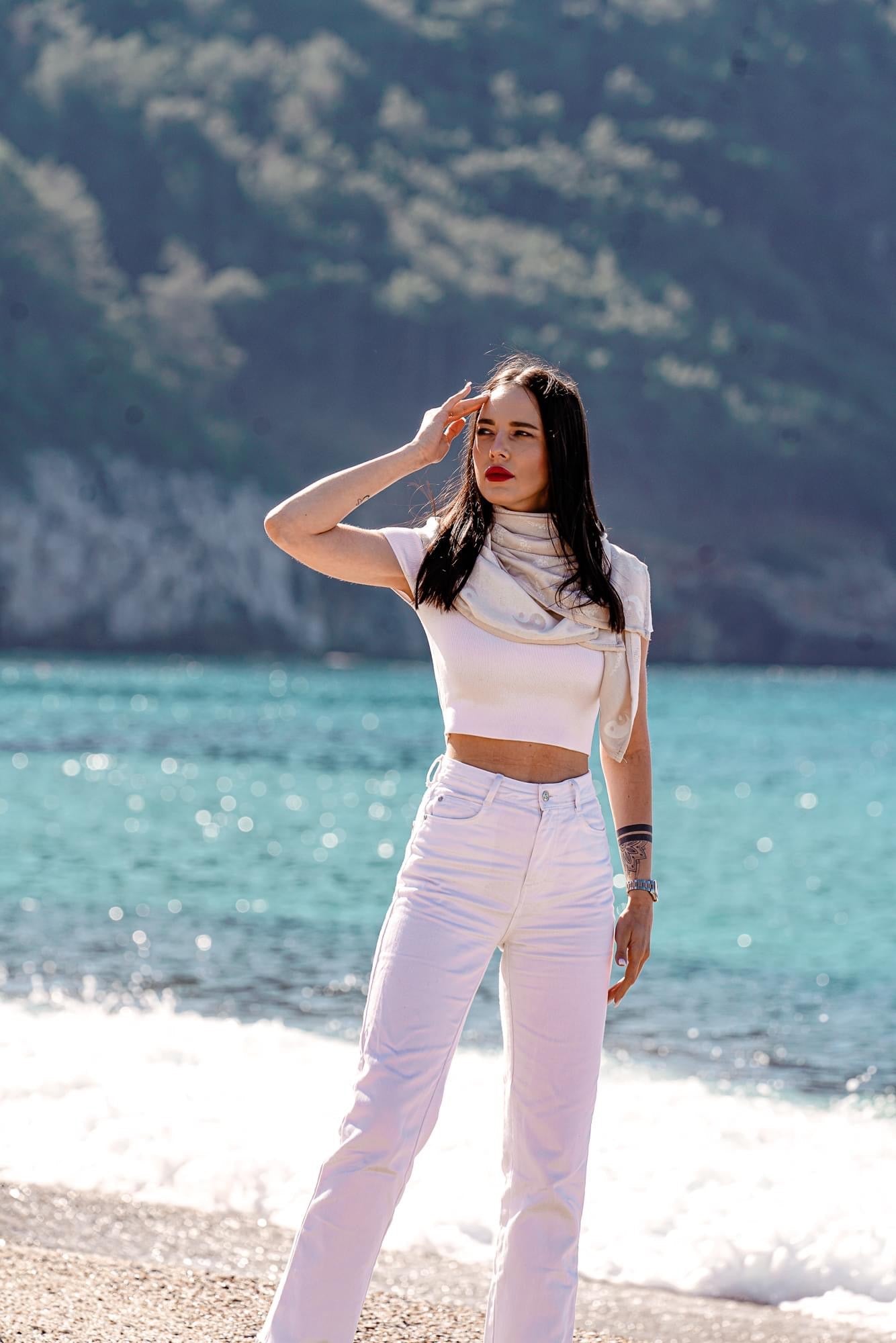 Cuddly towel Om Shanti Inner Light - KOKADI