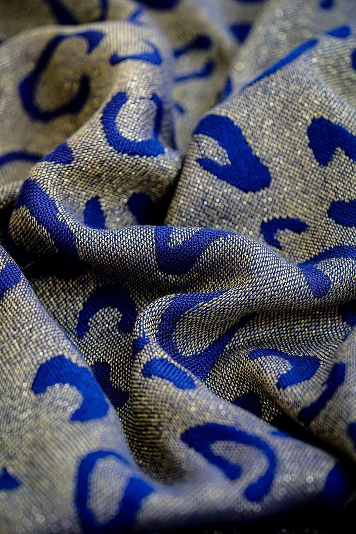 Cuddly blanket Safari sapphire gold - KOKADI