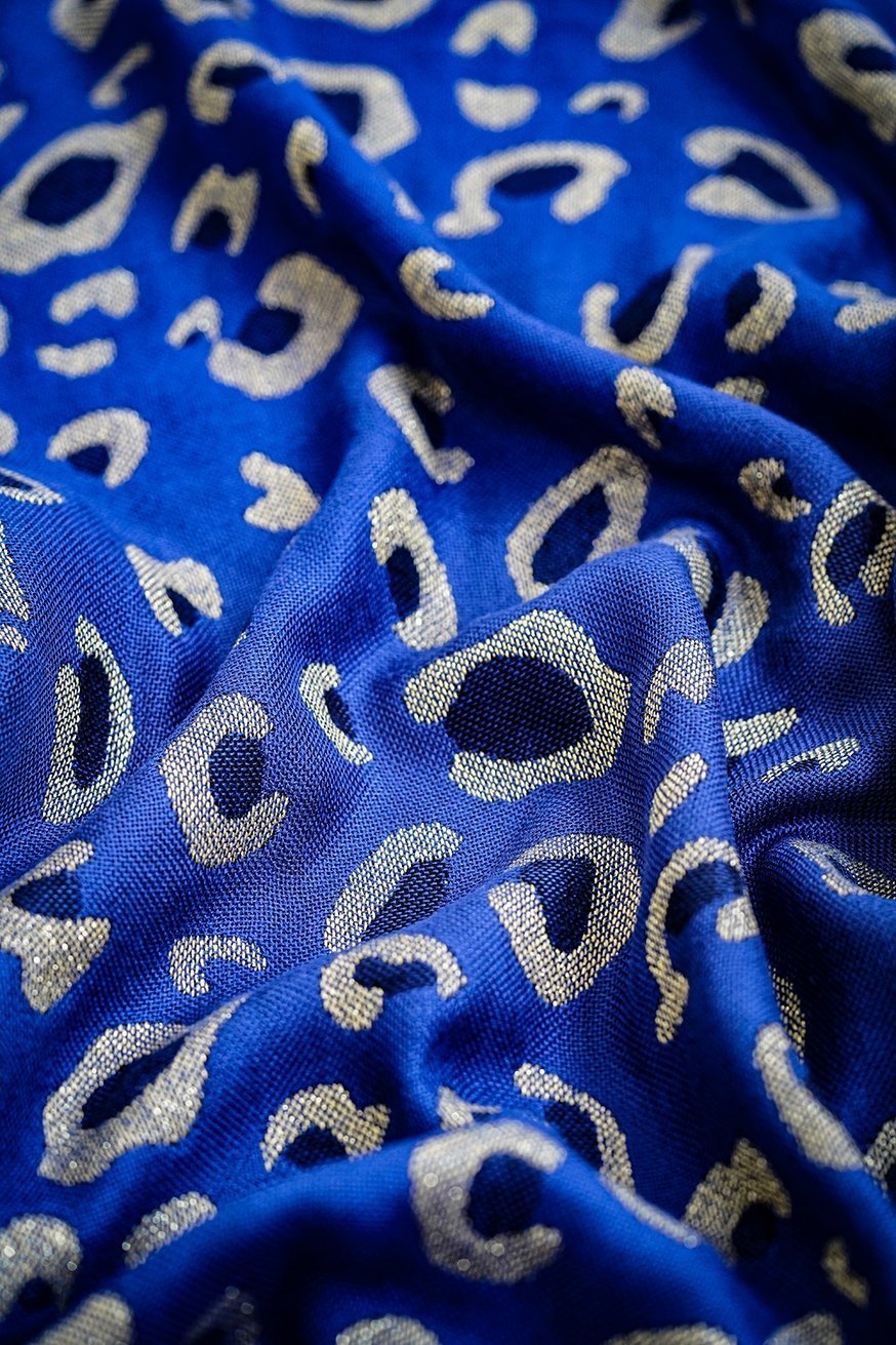 Cuddly blanket Safari sapphire gold - KOKADI