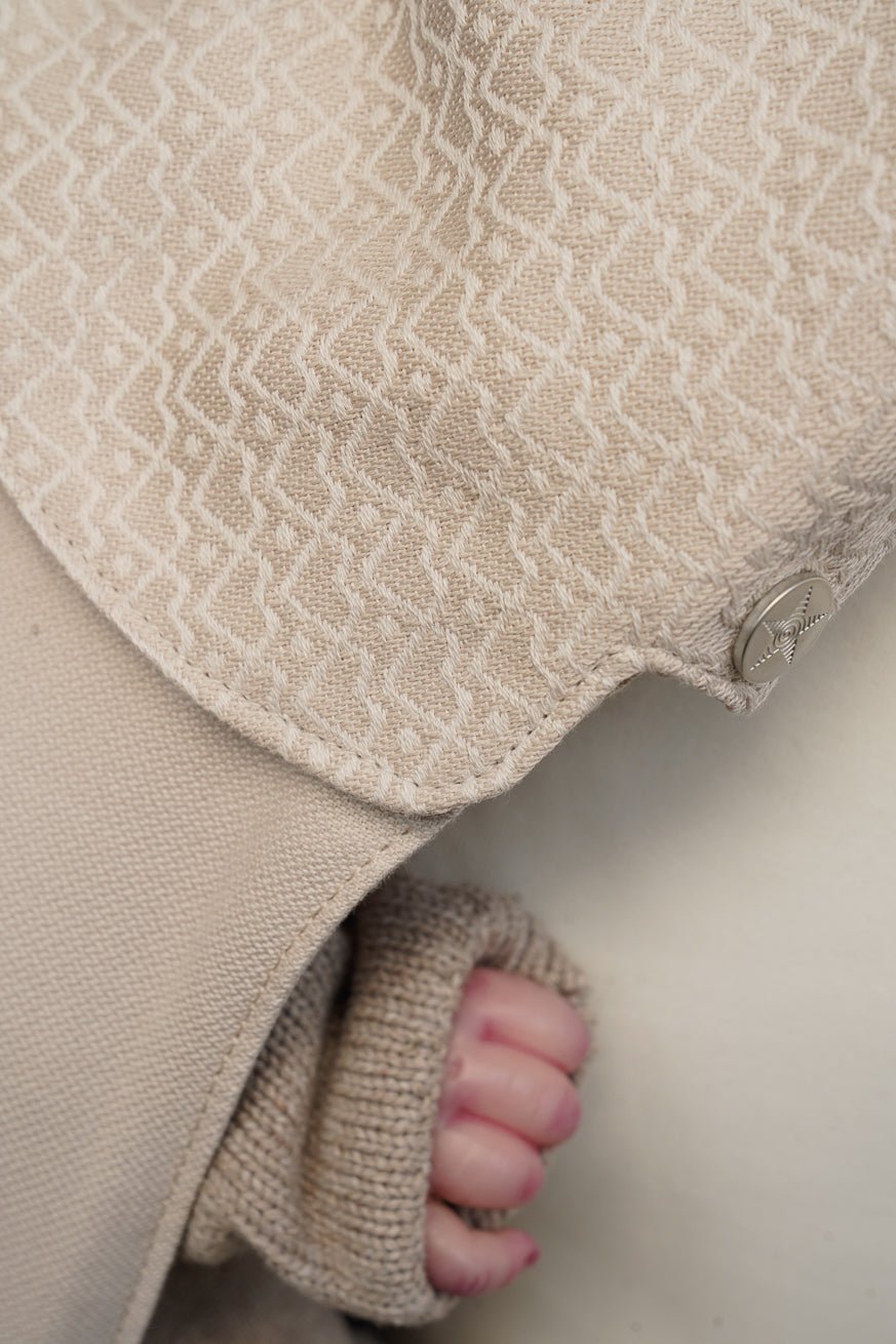 Shoulder strap protector Heart2Heart Cream - KOKADI