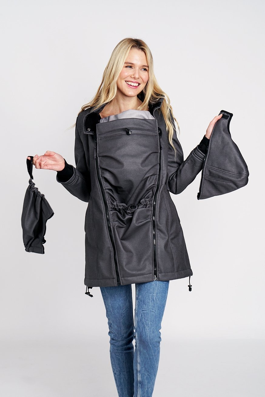 Babywearing jacket Just Mr. Gray - KOKADI