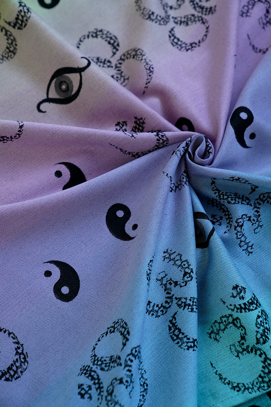 Cuddly cloth/scarf om shanti laya